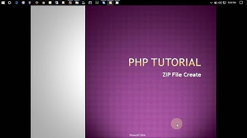 PHP Bangla Tutorial #(Create ZIP file Part#1)