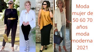 20 DE MODA MUJER MAYOR DE 50 60 AÑOS COMO VESTIR CON ESTILO Y ELEGANCIA A DE 50 AÑOS - YouTube