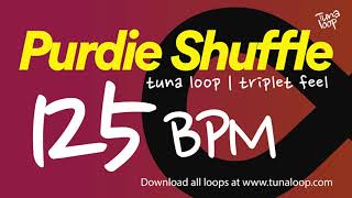 Purdie Shuffle 125 BPM | Half Time Shuffle Backing Track | Triplet Feel
