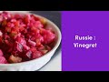 Vinegret vinaigrette  recette traditionnelle russe