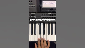 Thumbnail of Harry Styles - Watermelon Sugar song on piano | Piano Cover | Instrumental Soham