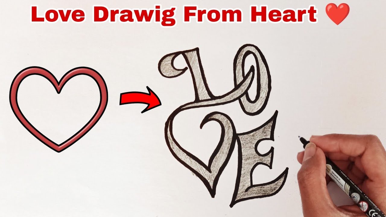 Drawing Love How To Draw Heart - Maxresdefault
