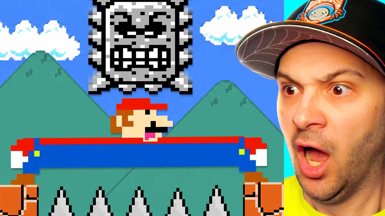 Mario But Every Jump, He Get's WIDER!
