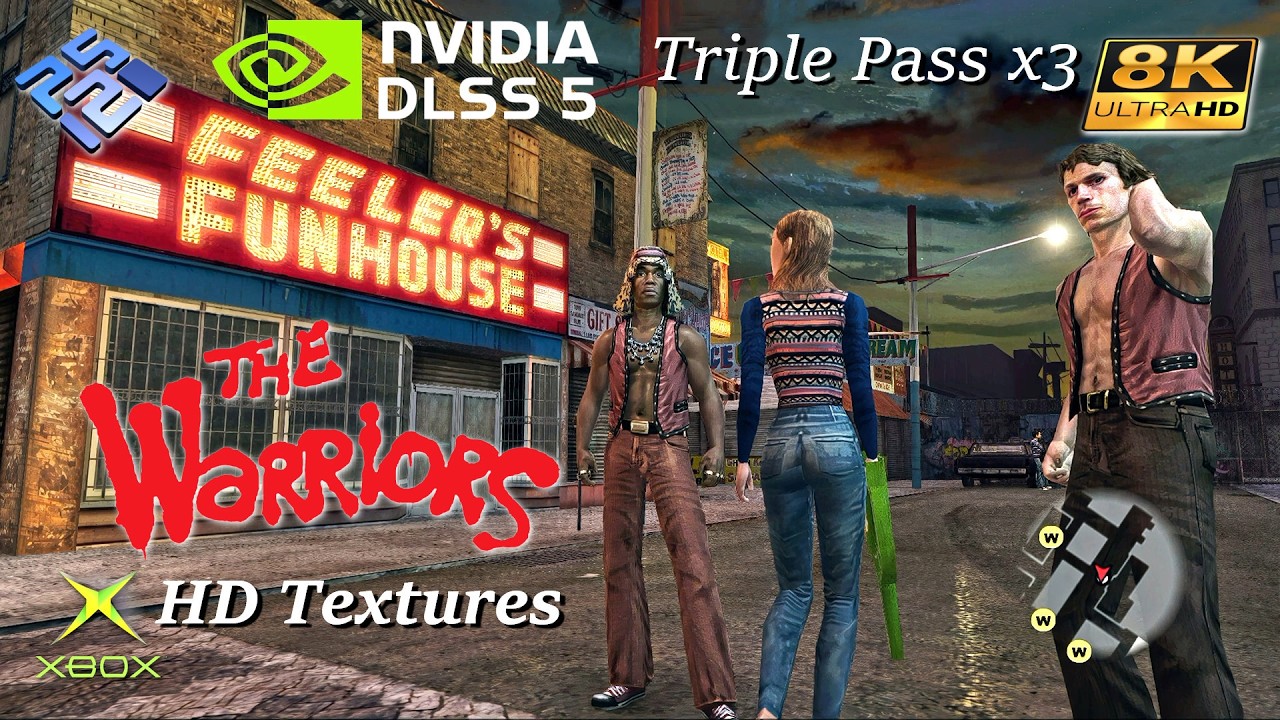 The Warriors 8k ~ NVIDIA DLSS 5 Triple Pass X 3 60FPS PCSX2 with