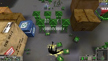 Army Men RTS - Great Battles 3 - Basement Baloney (Hard Difficulty)