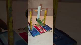 DIY Swing Fan Experiment 🔥 | DC Motor Amazing Science Project | #shorts
