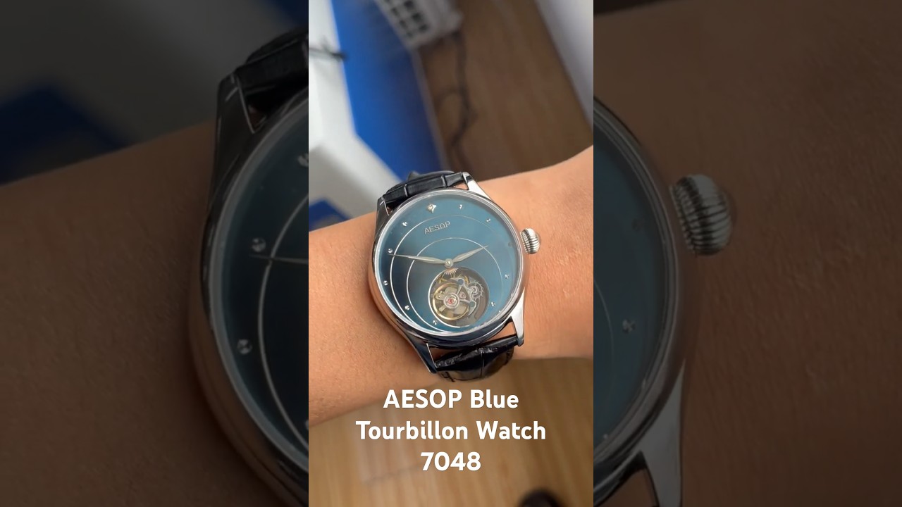 AESOP Elegant Tourbillon Mechanical Men Watch 7048 