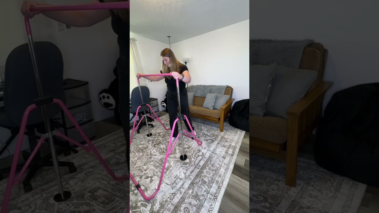 Indoor and outdoor gymnastics bar