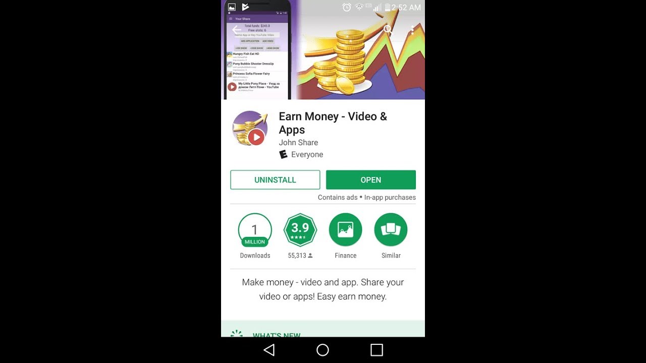 Make money by watching videos app online