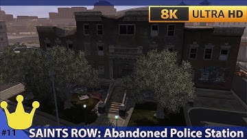 Saints Row (2006) Abandoned Police Station Stronghold | Vice Kings Mission 11 [8K 60fps]