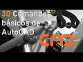 30 Comandos básicos de AUTOCAD en 15 minutos, con atajos y aplicación