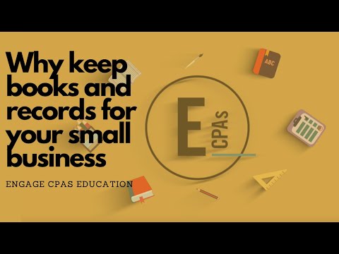 Why keep books and records for your small business