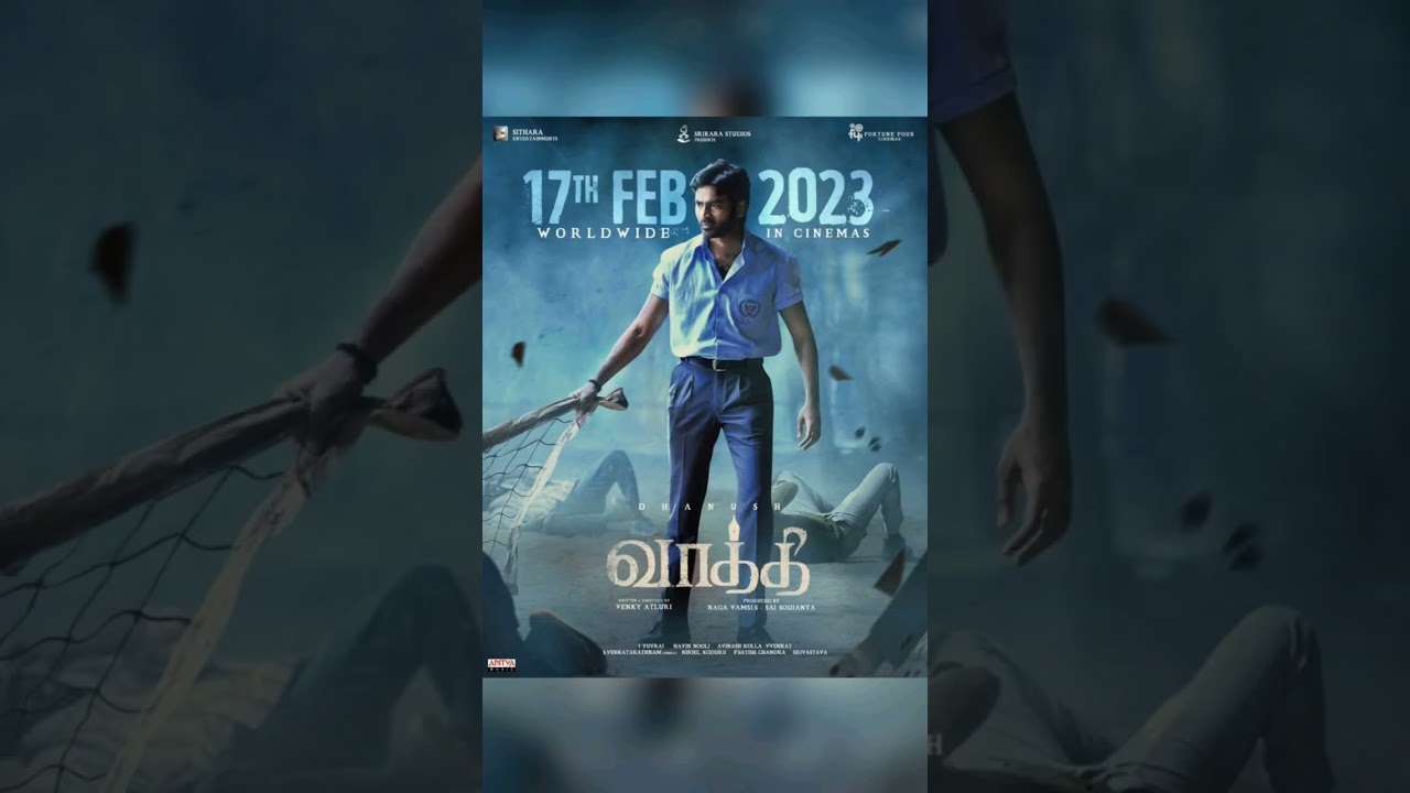 vaathi Offical Release Date,Dhanush Vaathi Movie Update 💥