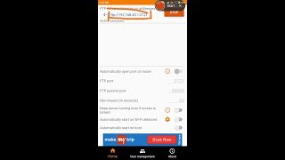 Create FTP Server on your Android Phone.[Hotspot],[Internet]