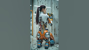 Humanoid Robots in Daily Life Construction Robot #funny #robot #story #viral #video #work