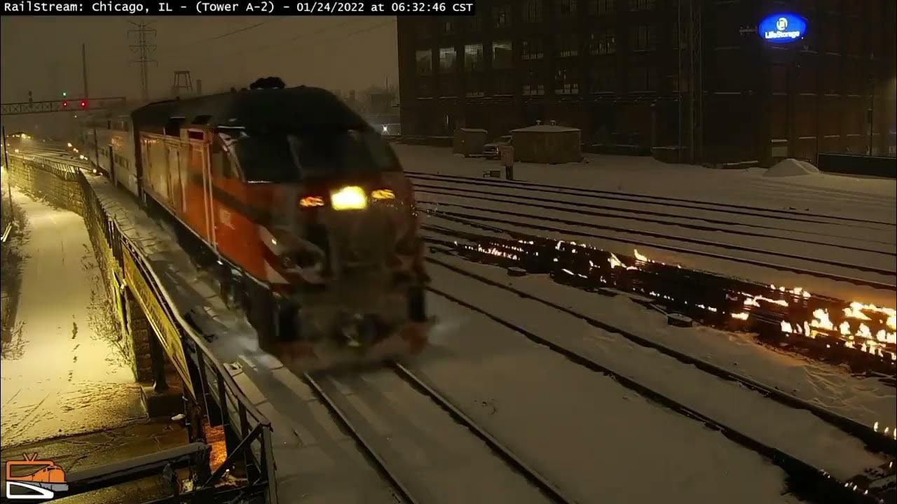 Metra Train Tracks on Fire YouTube