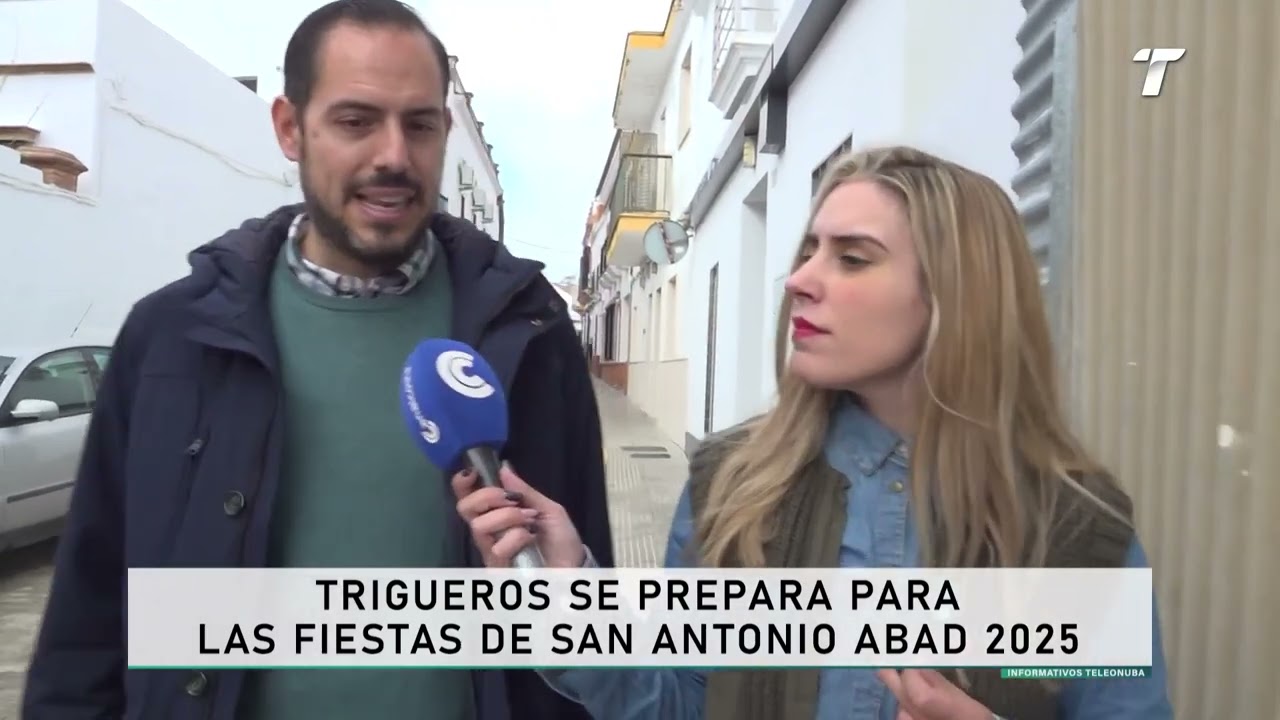 Trigueros se prepara para las Fiestas de San Antonio Abad 2025