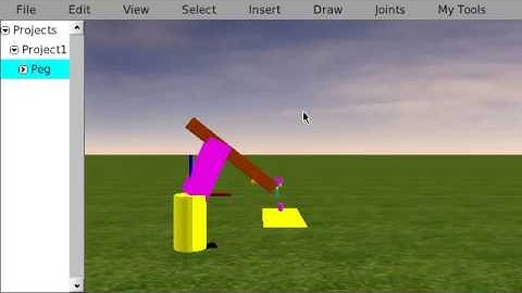 Robot animation in freeCAD/Cobalt