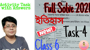 Class Six History Model Activity Task-4 July 2021#wbbse