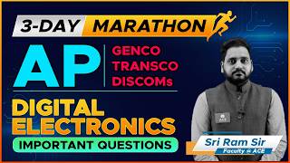 AP-GENCO | TRANSCO | DISCOMs 3-Day Marathon | Digital Electronics Important Questions | ACE Academy
