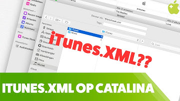 iTunes XML-bestand maken in macOS Catalina