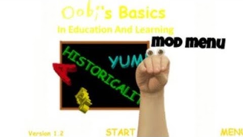 Oobi basics 1.4.3 mod menu android port (Baldi basics mod)