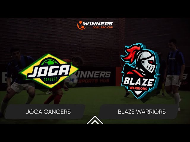 Winners Goal Pro Cup. Joga Gangers - Blaze Warriors 07.02.24. First Group Stage. Group B class=