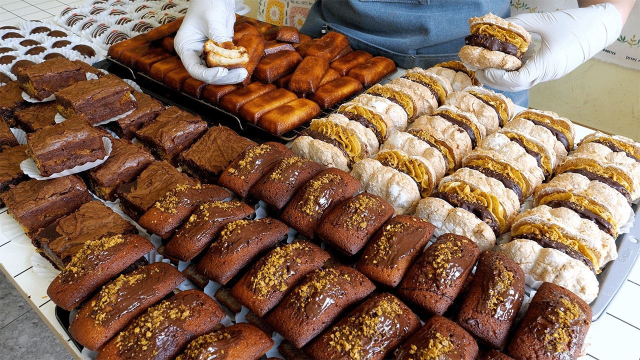 2026 hottest desserts in Korea! Shanghai style butter chewie cookie&pistachio based desserts 망우 버터랩