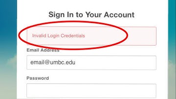 What is Valid Invalid Credentials In Password & Account Data