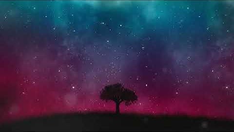 Motion Graphics Background Video Loop   Single Tree Animation 4K   Download Free Footage
