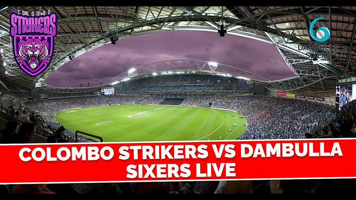 Dambulla Sixers vs Colombo Strikers, 20th Match | CS VS DS 20th T20 Live Score LPL 2024