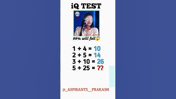Brain Test || Math puzzle || Reasoning || mind test question || #shorts #trending #puzzle