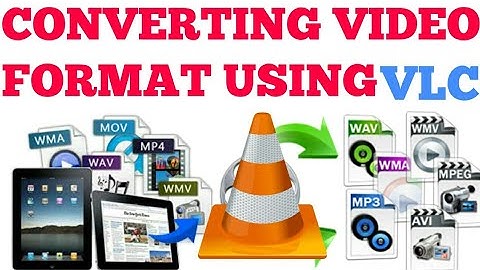 Converting a video from one format to another using vlc media player