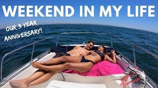 Celebrating my 3 year anniversary | weekend in my life