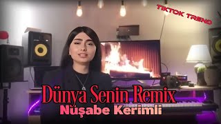 Dunya Senin Dunya Menim 2023 ( Nusabe Kerimli ) Tiktokdan Axdarilan Mahni Resimi