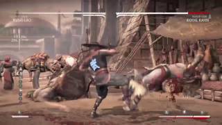 Hat Trick Kung Lao combo video (october patch) ex tp loop tech