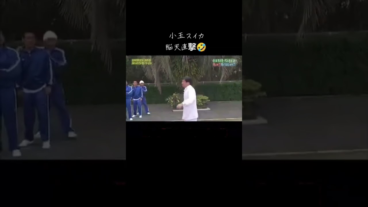 小玉スイカが頭に直撃🤣全員大爆笑！