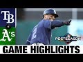 Charlie Morton, Yandy Diaz power Rays past A's in WC game | AL Wild Card Game Highlights