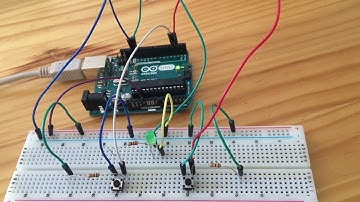 Arduino Assignment: 2 buttons connected to 1 LED