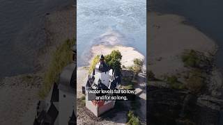 Rhine River Shipping Stalls as Water Level Hits Record Low