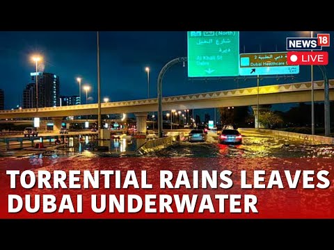 Dubai Rain LIVE Updates | Heavy Rain In Dubai Leads To Flood In The Desert City Of Dubai | N18L