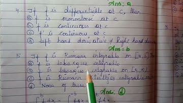 Pg trb Real analysis 2001 question and answers #Maths Roads#