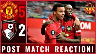 Greenwood supreme! united 5-2 bournemouth post match reaction! #munbou
#mufc #premierleague #matchpreview subscribe here |
http://bit.ly/2xlhbkw [follow us o...