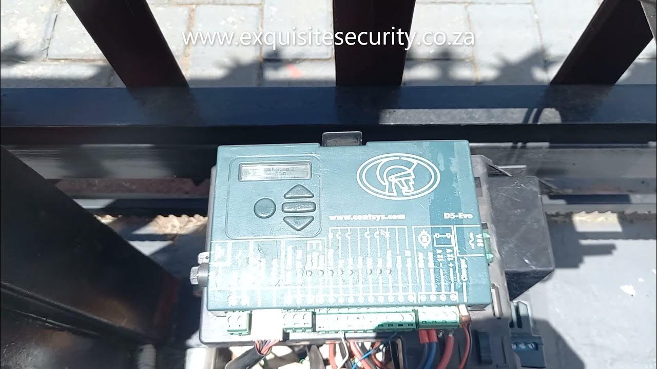 Programming Centurion D5 Evo Sliding Gate Motor Limits by Exquisite Security YouTube