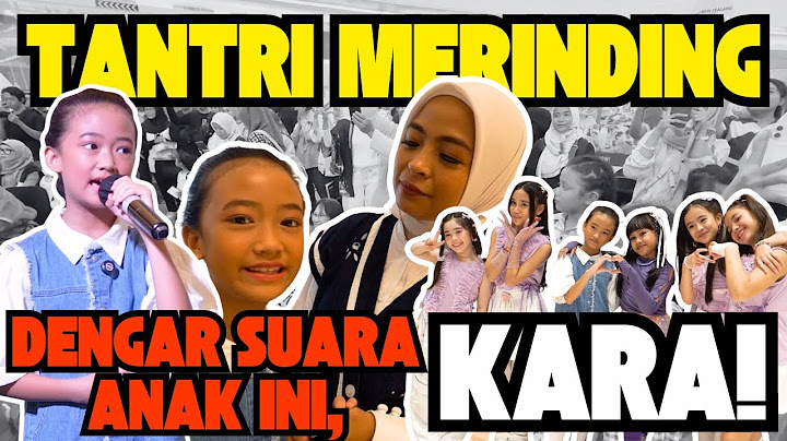 TANTRI ARDA - Tantri merinding dengar suara anak ini, Kara!!