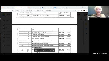 December 5th, Contracts Class: Dates & Deadlines