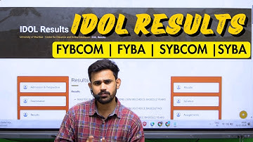 IDOL Mumbai university result 2024 | FYBCOM | FYBA | SYBCOM | SYBA