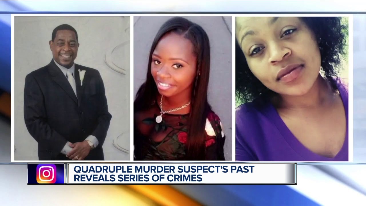 Suspected Gunman In Quadruple Detroit Homicide Had Criminal History Youtube