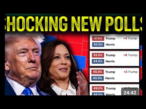 Kamala Harris vs Donald Trump New 2024 Election Night Prediction ...