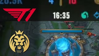 Ending the Game at 16 Minutes... 😐 | T1 vs MAD Lions Highlights - MSI 2023